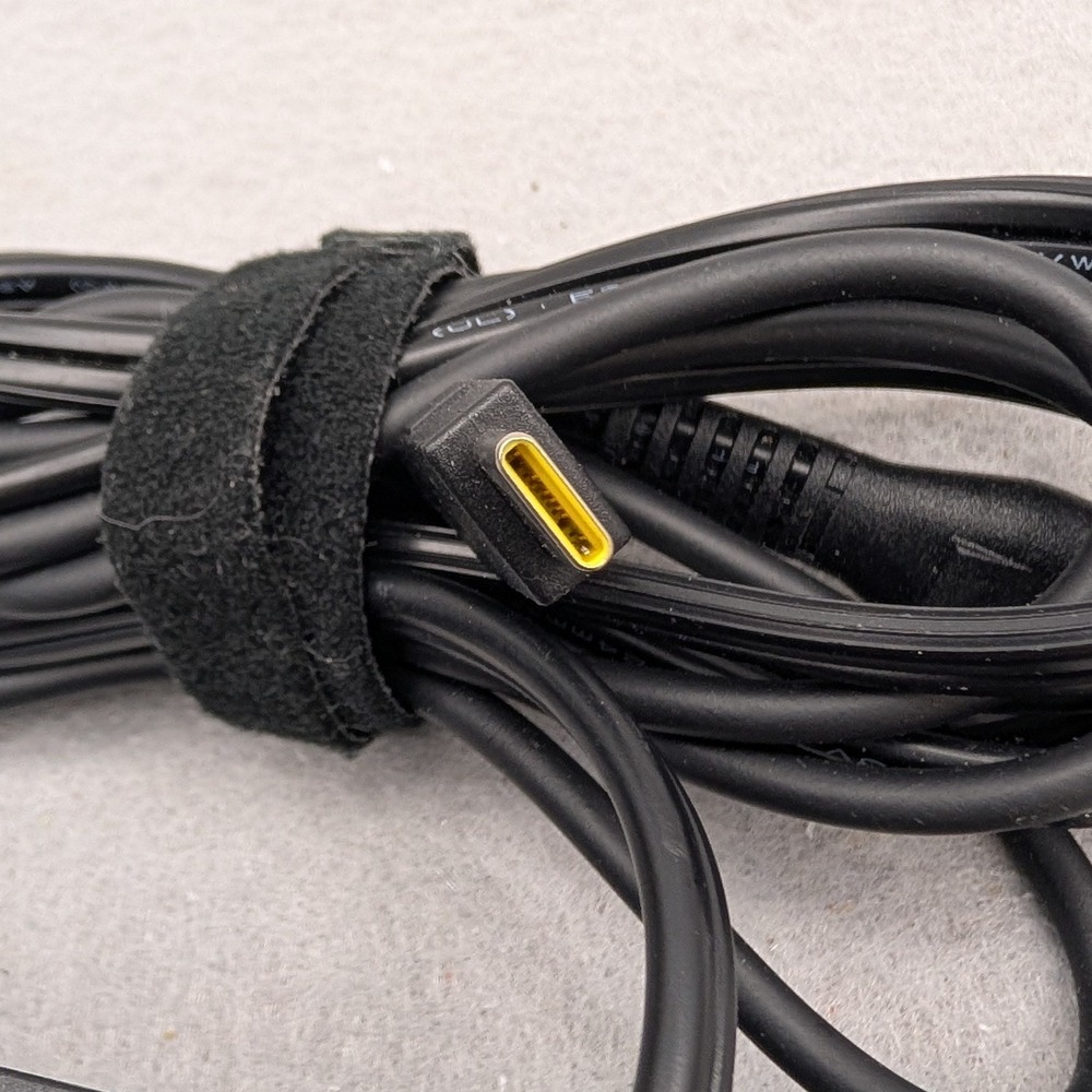 Genuine OEM Lenovo 65W USB-C Power Adapter ADLX65YLC2D Used Computer Laptop